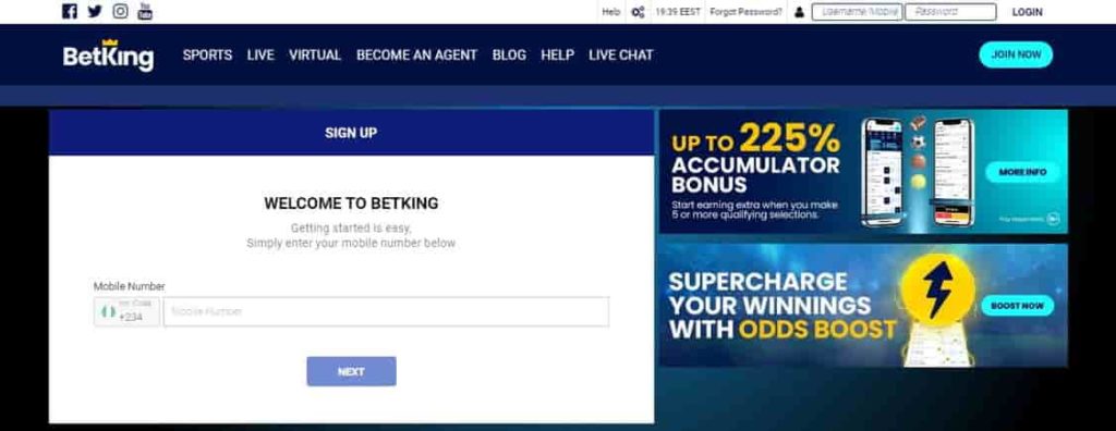 BetKing official site